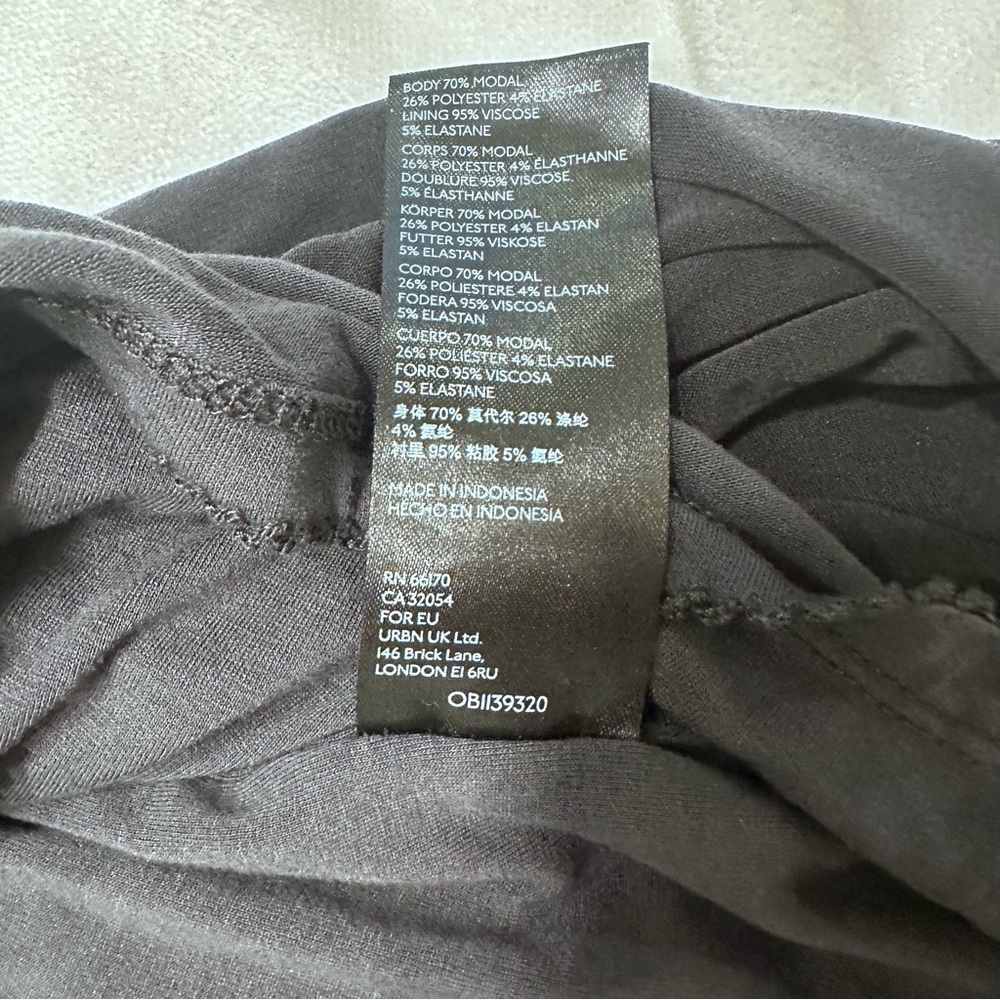 Anthropologie Dark Gray Twisted Front Maxi‎ Skirt - Picture 8 of 8